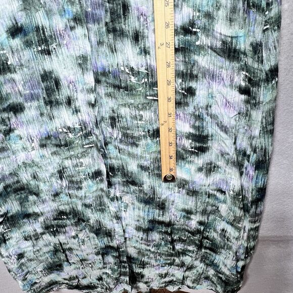 Cloth & Stone Maxi Dress Womens Small Multicolored Button Front Anthropologie - Picture 6 of 11
